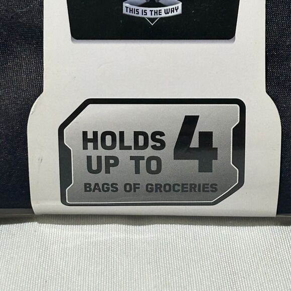 Disney Star Wars Mandalorian Reusable Bag "This the Way" Fold Up XL 23 x 16.5 in - Picture 4 of 8